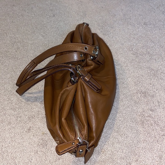 Brown Leather Coach Purse - Picture 5 of 8